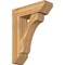 Ekena Millwork Legacy Slat Rough Sawn Bracket w/ Offset Brace, Western Red Cedar, 8"W x 26"D x 34"H BKT0806X26X34LEC06RWR - alternate 1